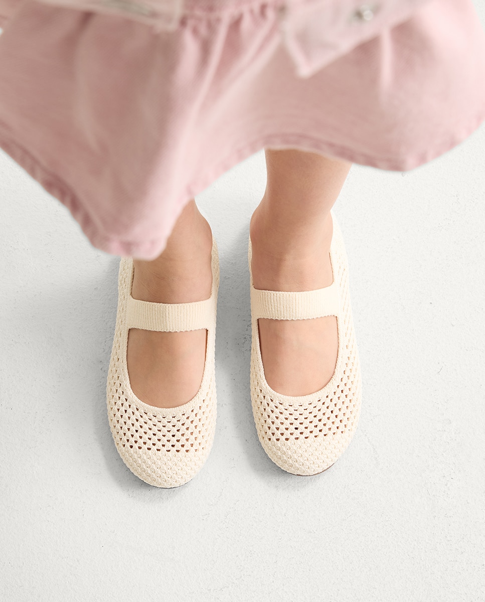 Sapatos de Presilha em Lona Suaves e Flexíveis com Palmilha Acolchoada Rothy´s Rosa-6