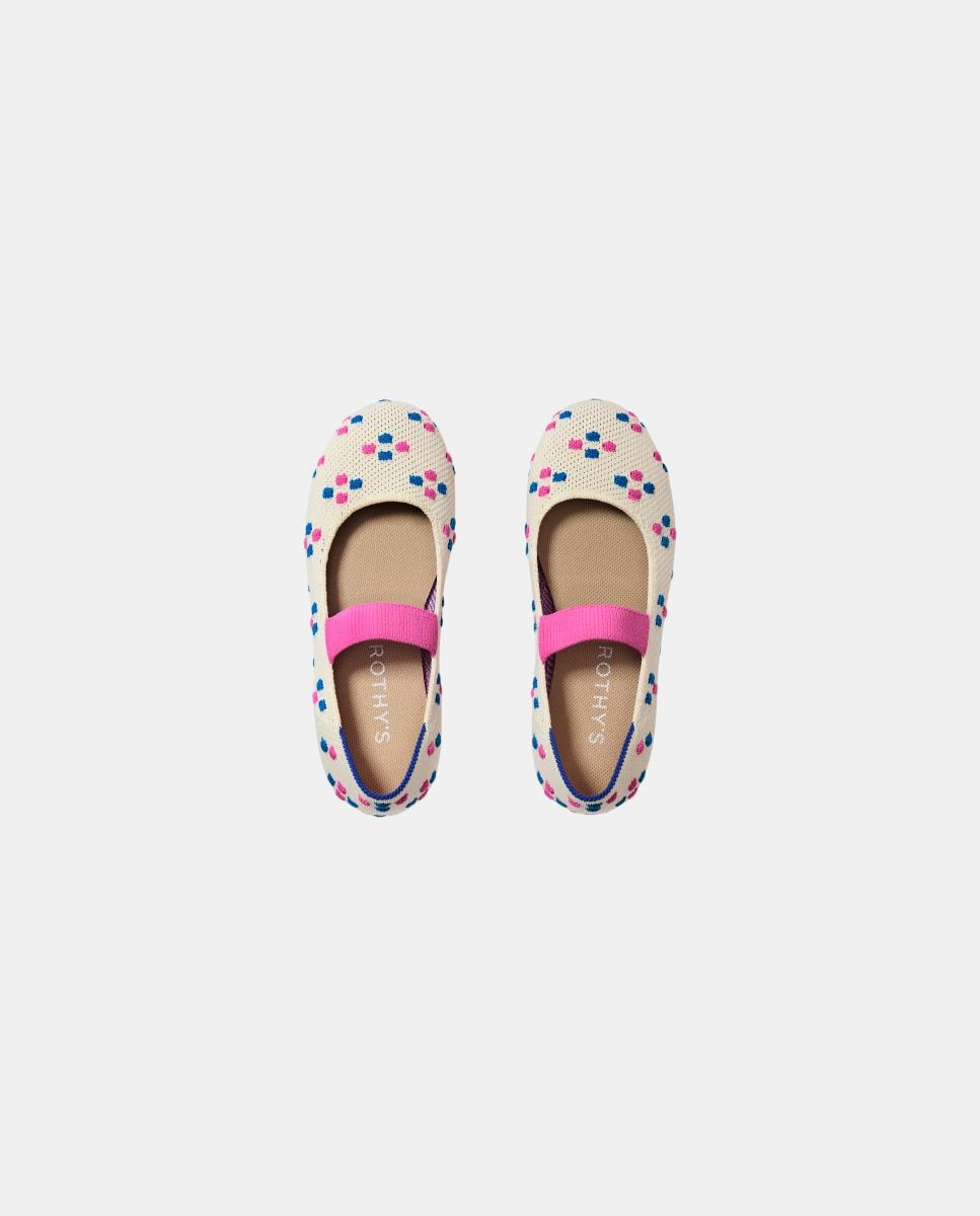 Sapatos de Presilha em Lona Suaves e Flexíveis com Palmilha Acolchoada Rothy´s Rosa-2