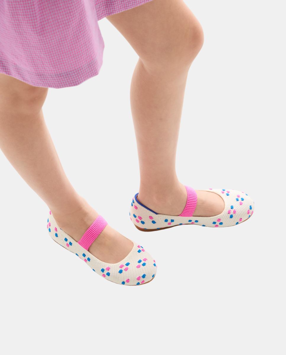 Sapatos de Presilha em Lona Suaves e Flexíveis com Palmilha Acolchoada Rothy´s Rosa-6