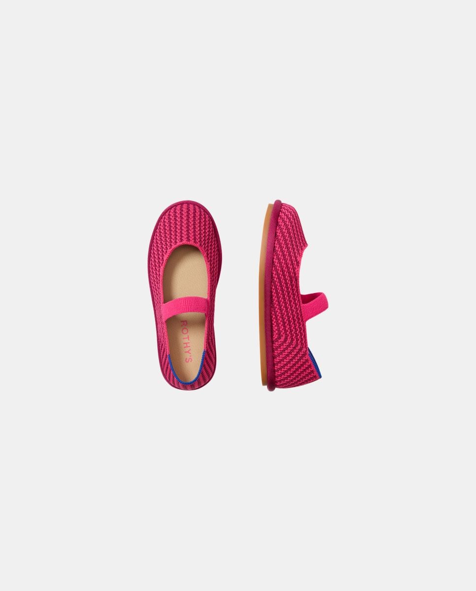 Sapatos de Presilha em Lona Suaves e Flexíveis com Palmilha Acolchoada Rothy´s Rosa-2