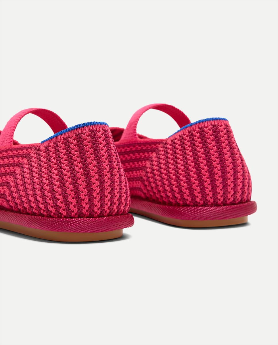 Sapatos de Presilha em Lona Suaves e Flexíveis com Palmilha Acolchoada Rothy´s Rosa-3