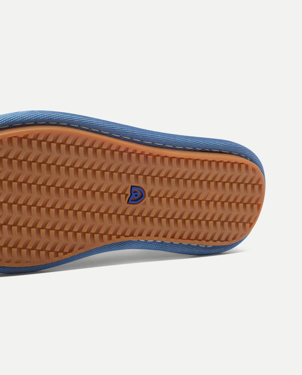 Sapatos de Presilha em Lona Suaves e Flexíveis com Palmilha Acolchoada Rothy´s Azul-5