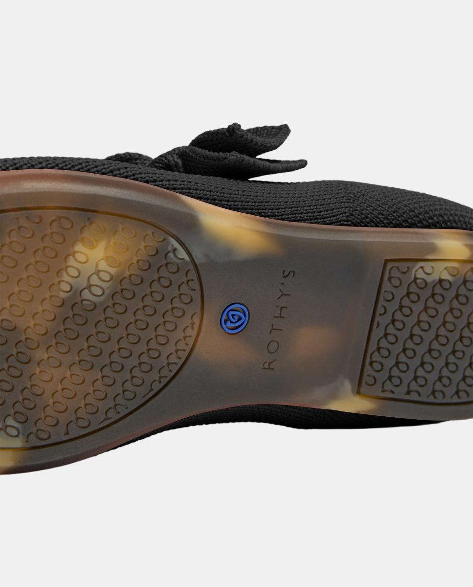 Sapatos de Presilha em Lona Suaves e Flexíveis com Palmilha Acolchoada Rothy´s Preto-5