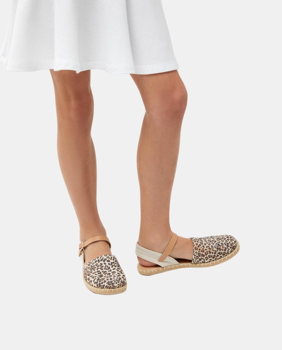 Alpercatas Estampadas com Fivela e Animal Print de Leopardo Conguitos Multicolor-5