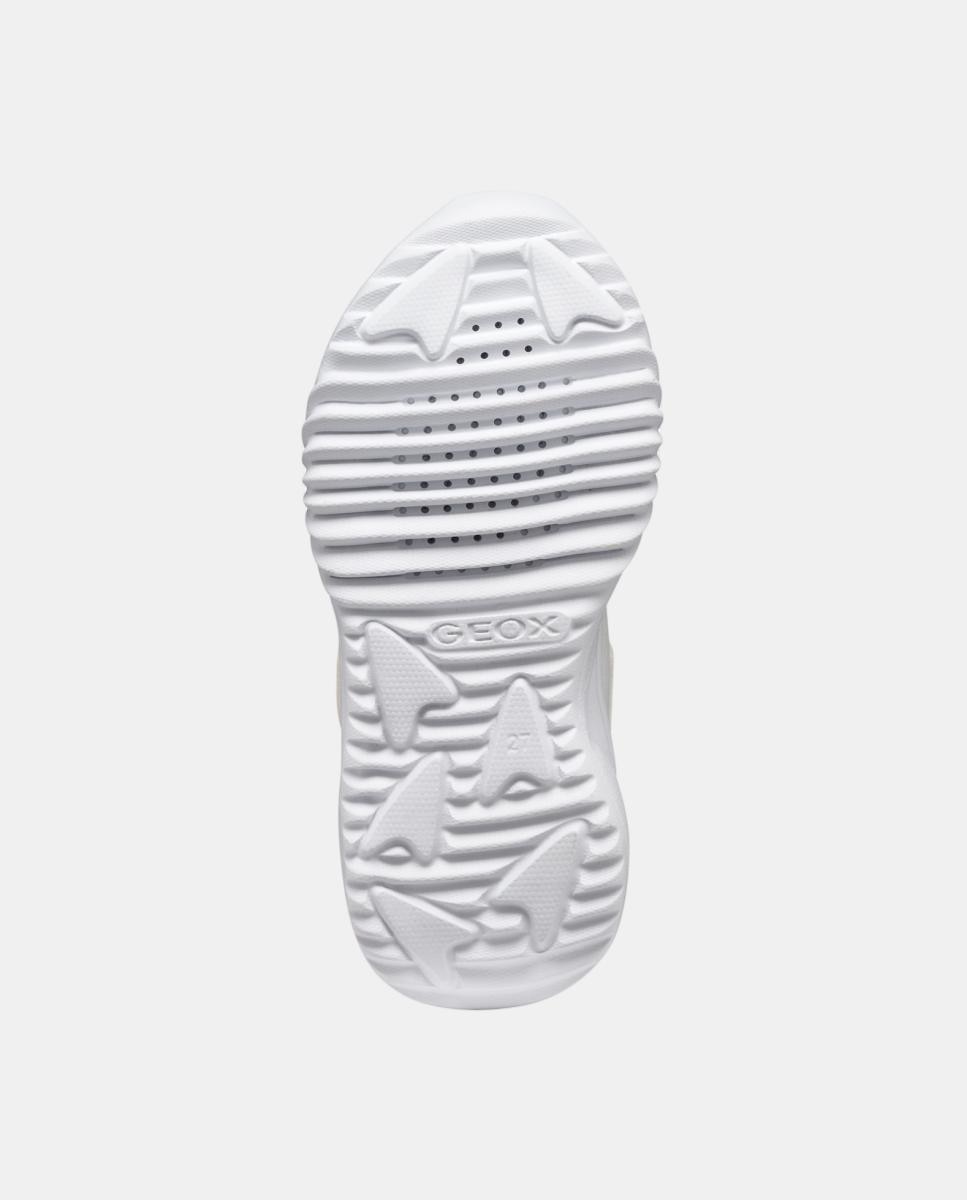 Sapatilhas Transpiráveis com Luzes Geox Branco-6