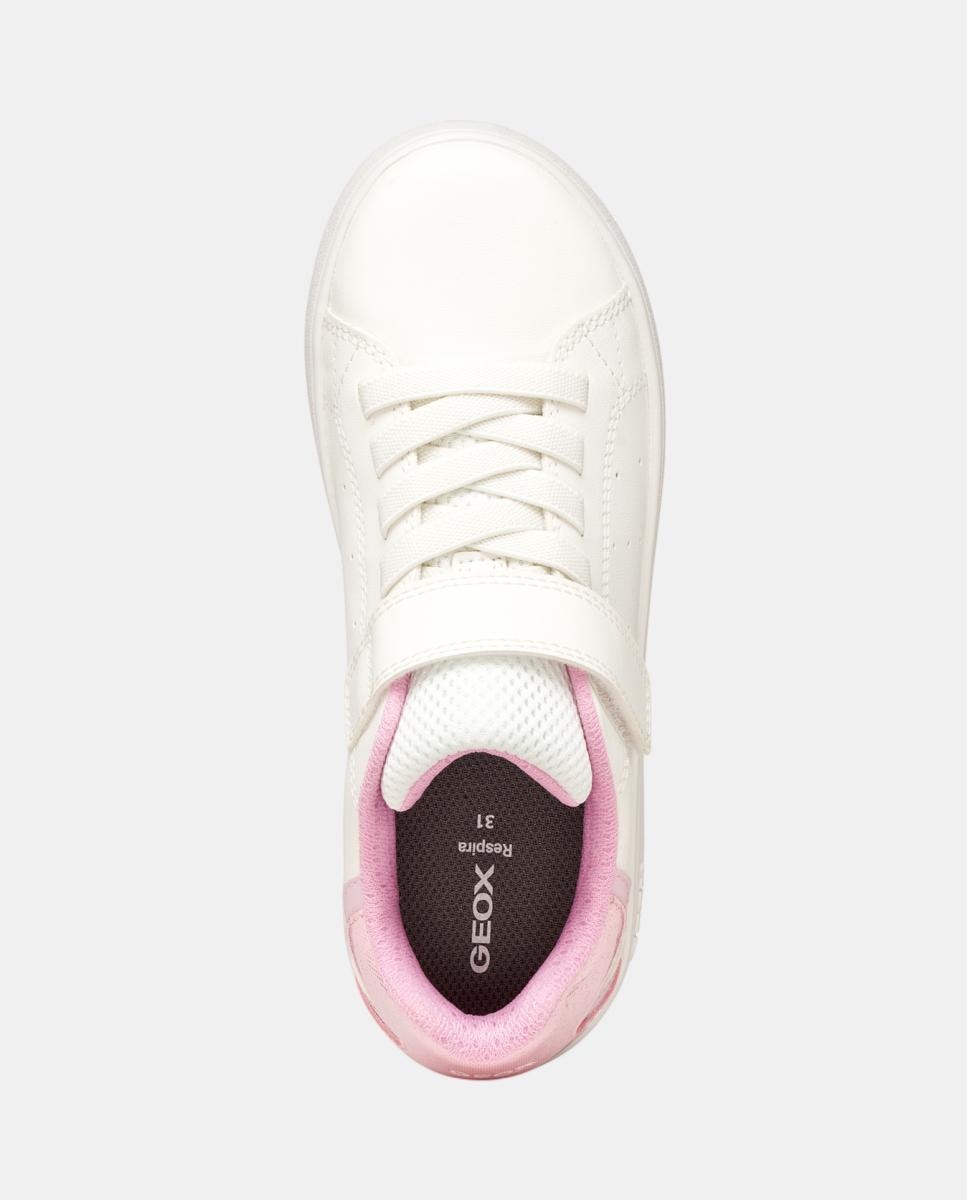 Sapatilhas Transpiráveis Geox Branco-5