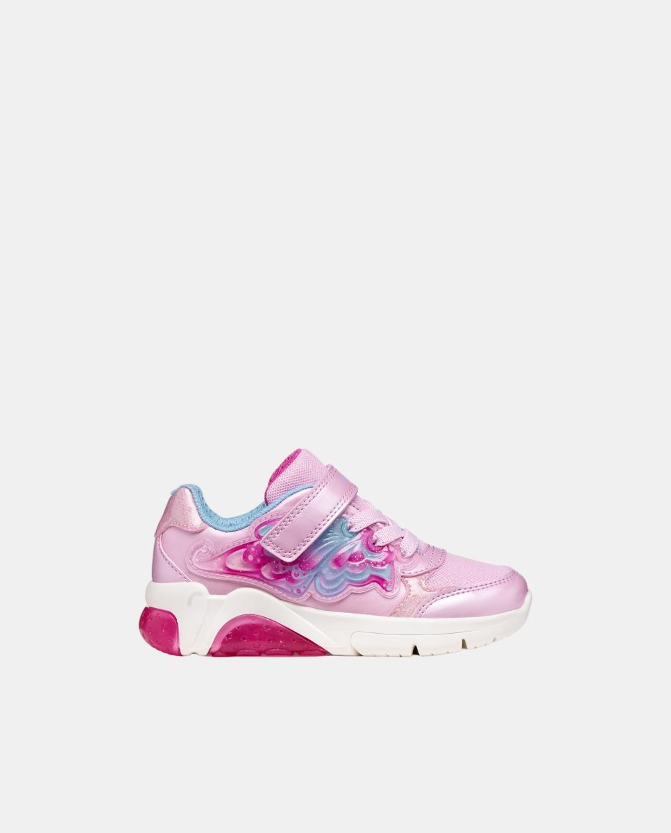 Sapatilhas Transpiráveis com Emblemas Geox Rosa-10