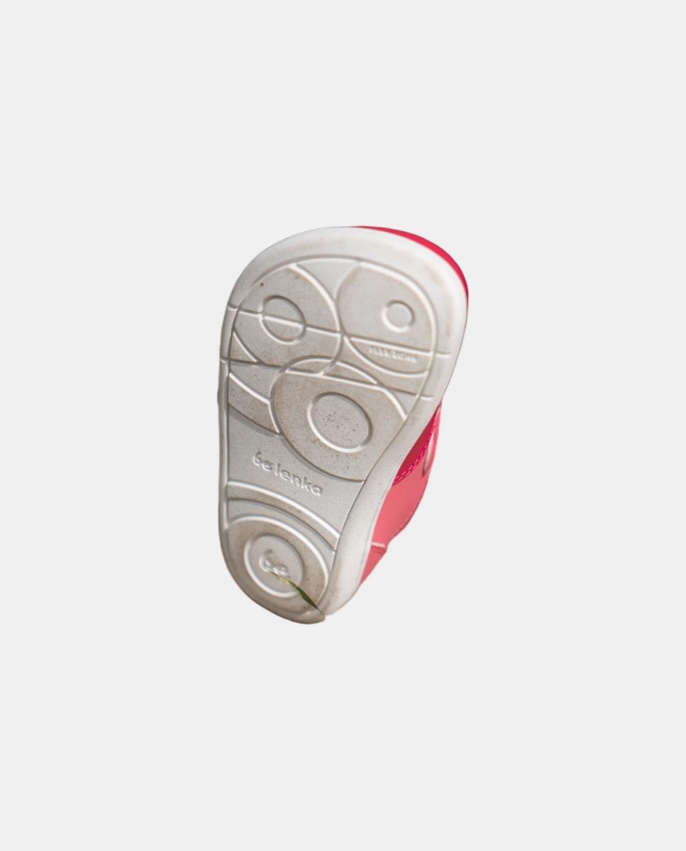 Sapatilhas Scoot de Criança em Pele com Zero Drop Be Lenka Rosa-5