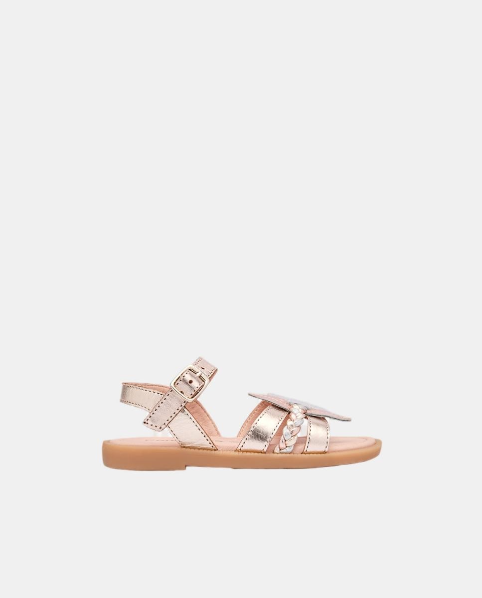 Sandalias Flor - Conguitos - Oro Oro-1