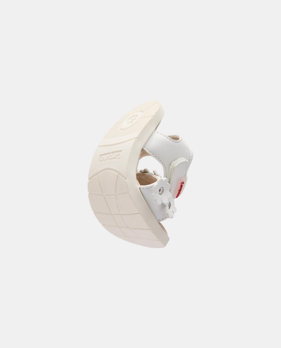 Sandalias con Adorno Flores Blanco - Conguitos - Multicolor Blanco roto-3