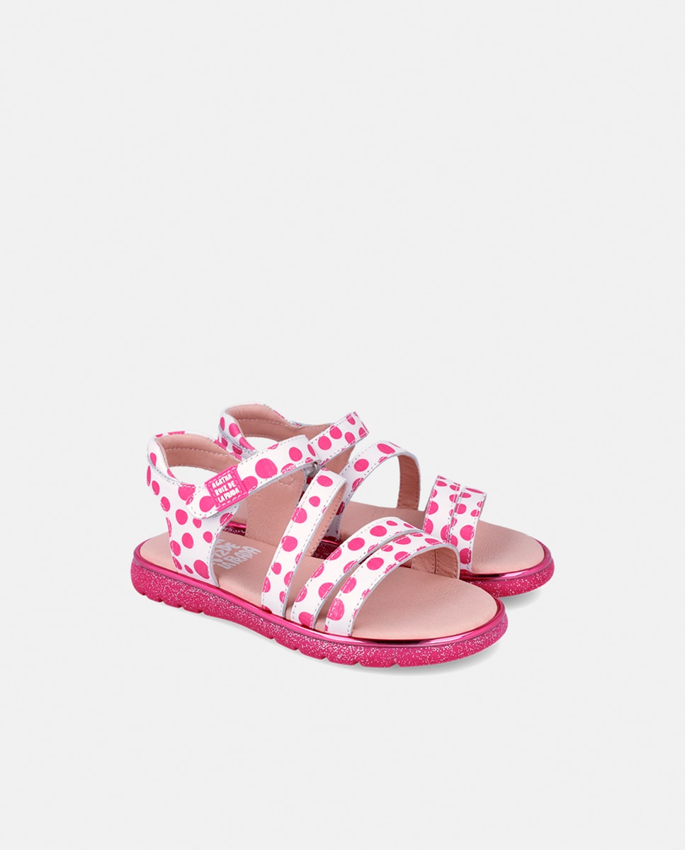 Sandálias com Estampado às Bolinhas Agatha Ruiz de la Prada Multicolor-2