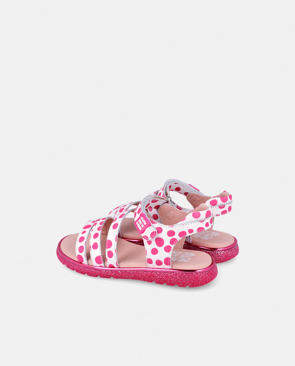 Sandálias com Estampado às Bolinhas Agatha Ruiz de la Prada Multicolor-3