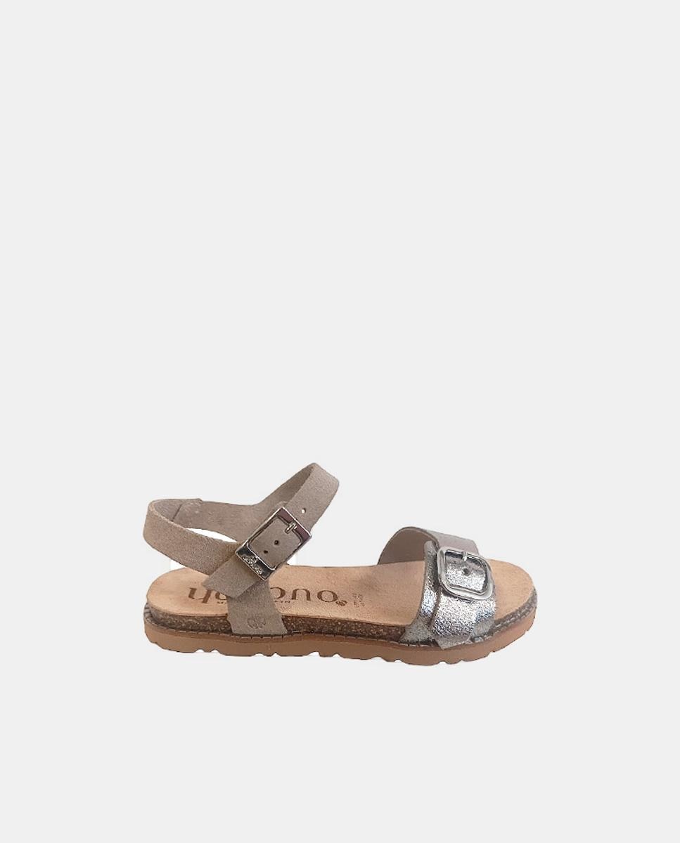 Imagem 0 de Sandálias Rasas em Pele