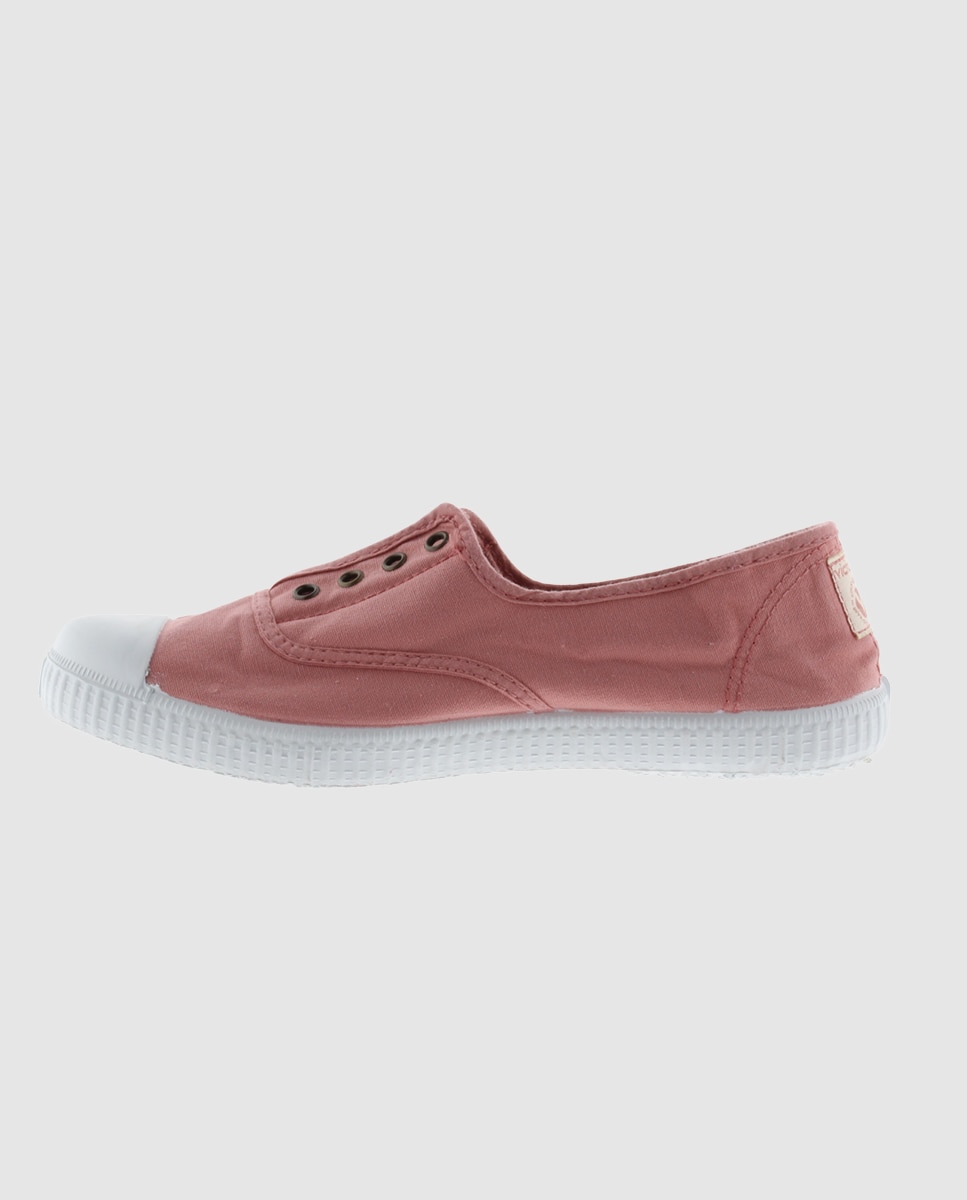 Sapatilhas de lona rosa com elásticos Victoria Rosa-3