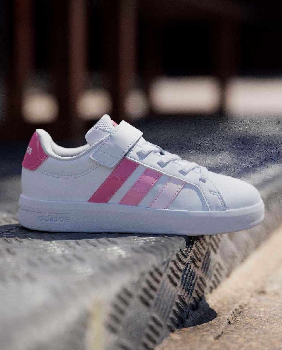 Sapatilhas Grand Court 3.0 El C adidas Brancos-10