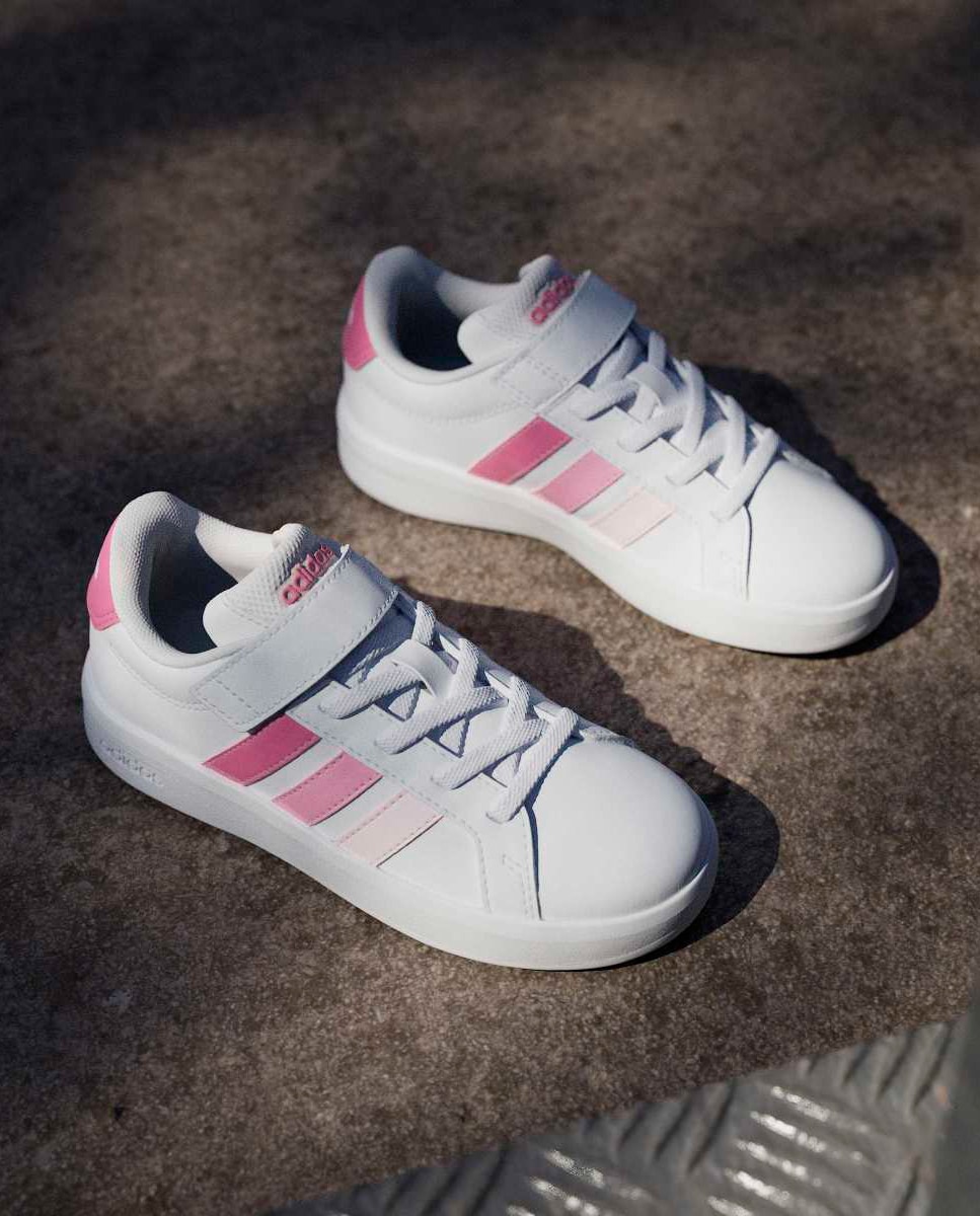 Sapatilhas Grand Court 3.0 El C adidas Brancos-12