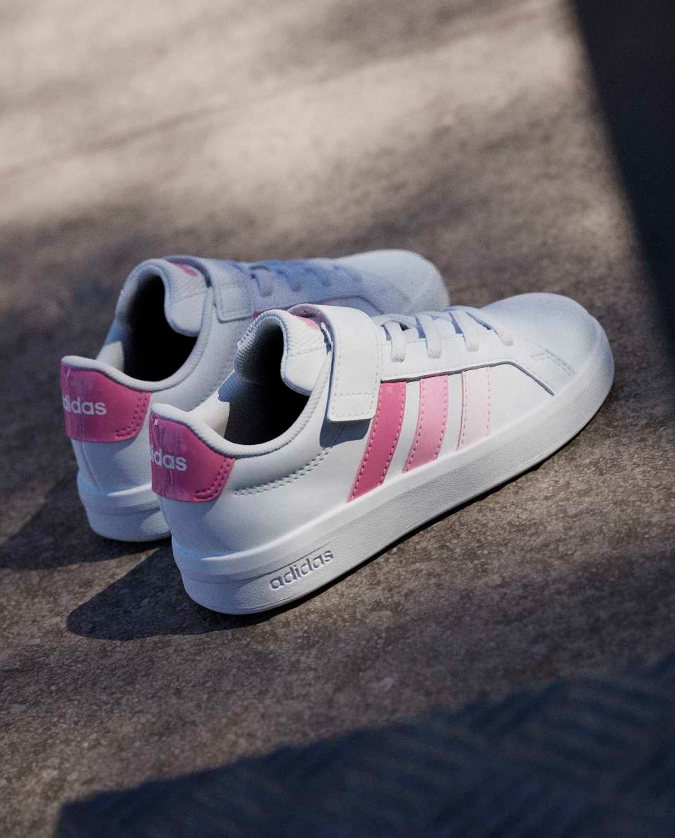 Sapatilhas Grand Court 3.0 El C adidas Brancos-13