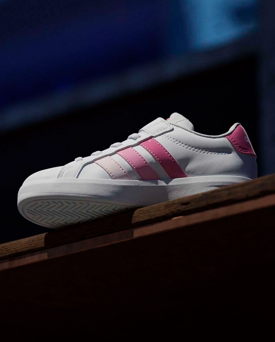 Sapatilhas Grand Court 3.0 El C adidas Brancos-14