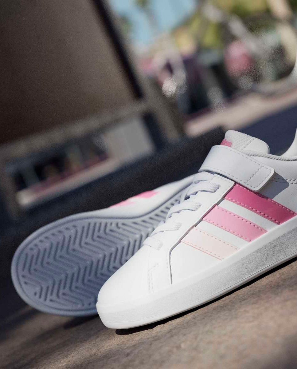 Sapatilhas Grand Court 3.0 El C adidas Brancos-17