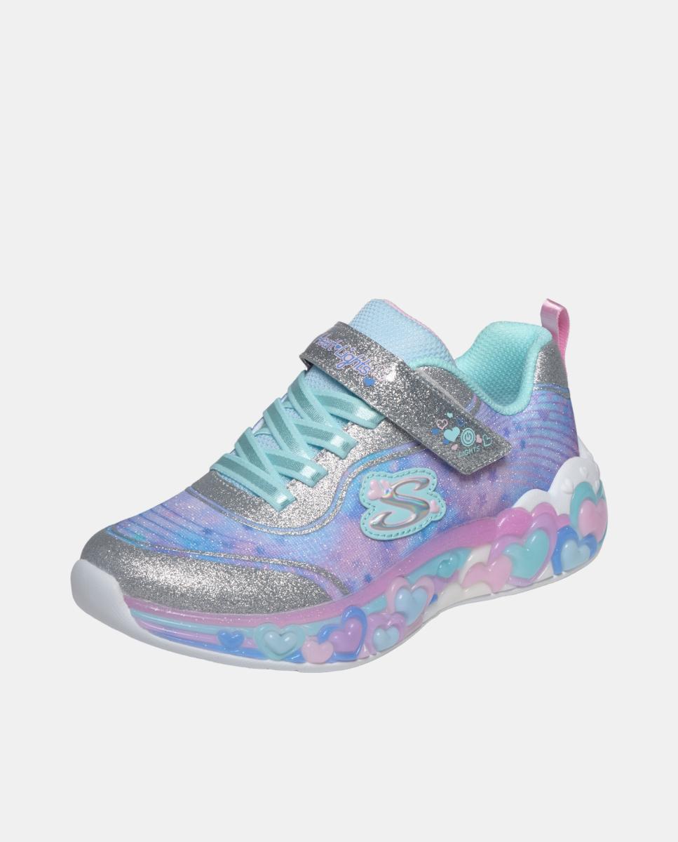 Sapatilhas com Luzes Lilás-3