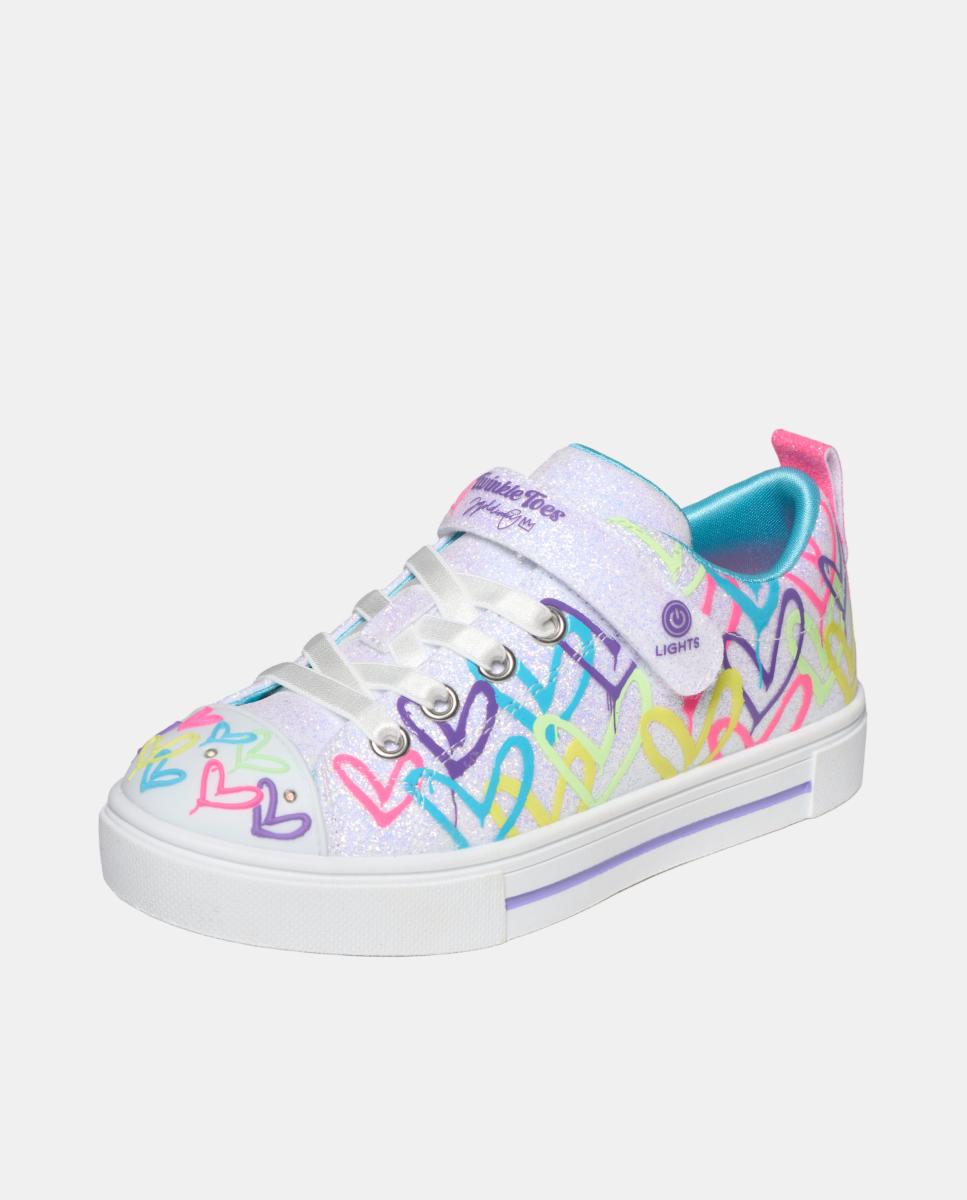 Sapatilhas de Lona com Desenho Goldcrown Skechers Branco-3