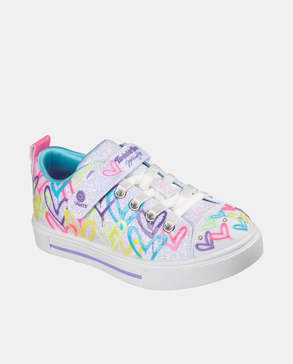 Sapatilhas de Lona com Desenho Goldcrown Skechers Branco-4