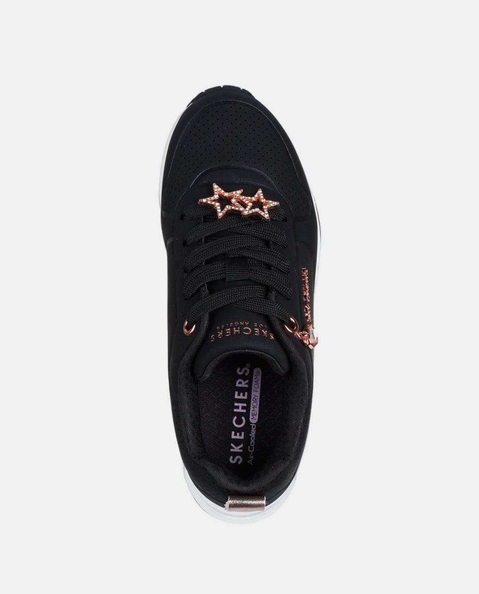 Deportivo moda UNO con camara de aire - Skechers - Negro Negro-2
