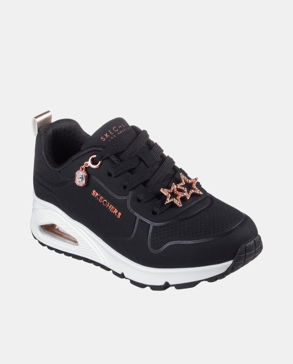 Deportivo moda UNO con camara de aire - Skechers - Negro Negro-3