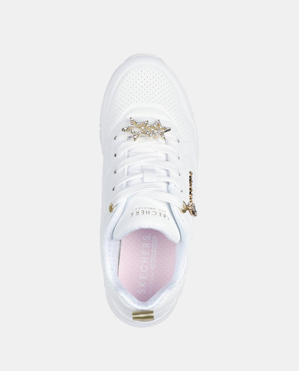Sapatilhas Moda UNO com Câmara de Ar Skechers Branco-2