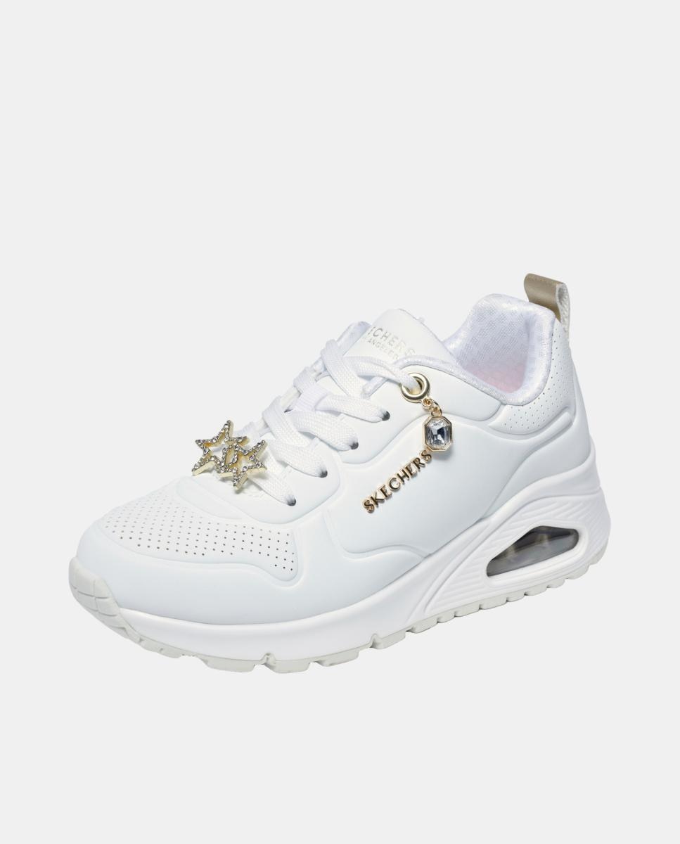 Sapatilhas Moda UNO com Câmara de Ar Skechers Branco-3