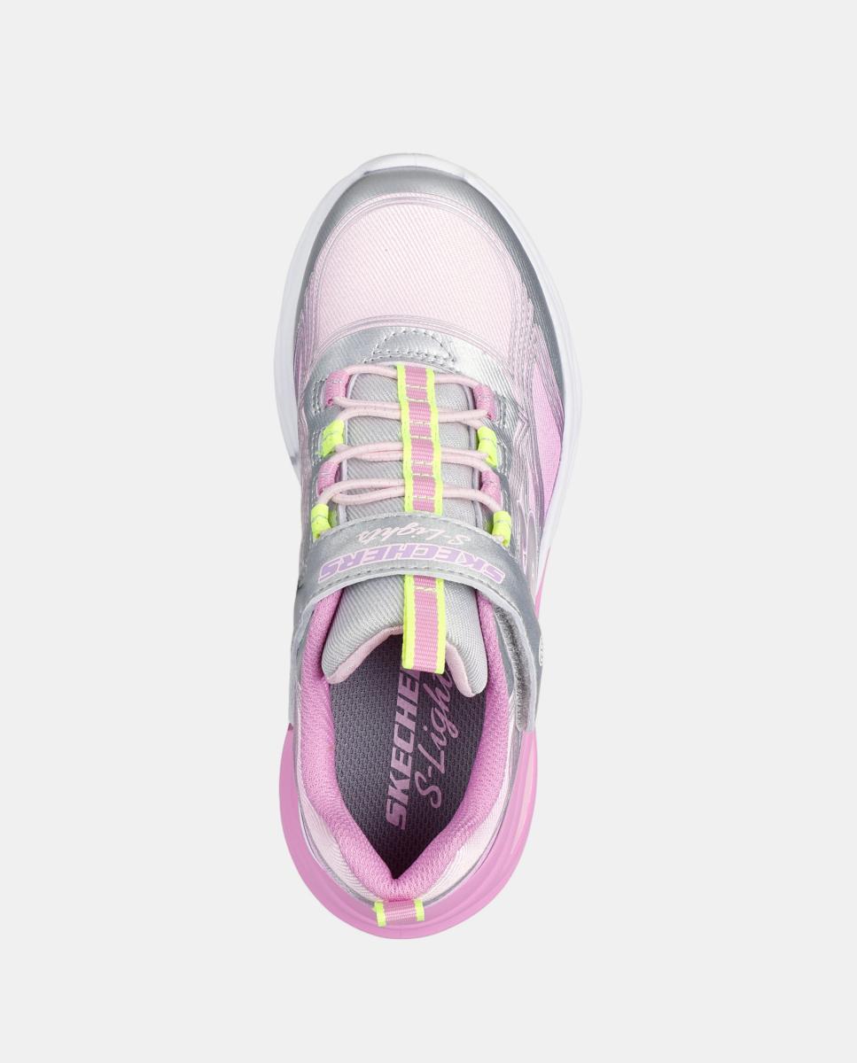 Sapatilhas com Luzes e Ajuste de Velcro Skechers Multicolor-2