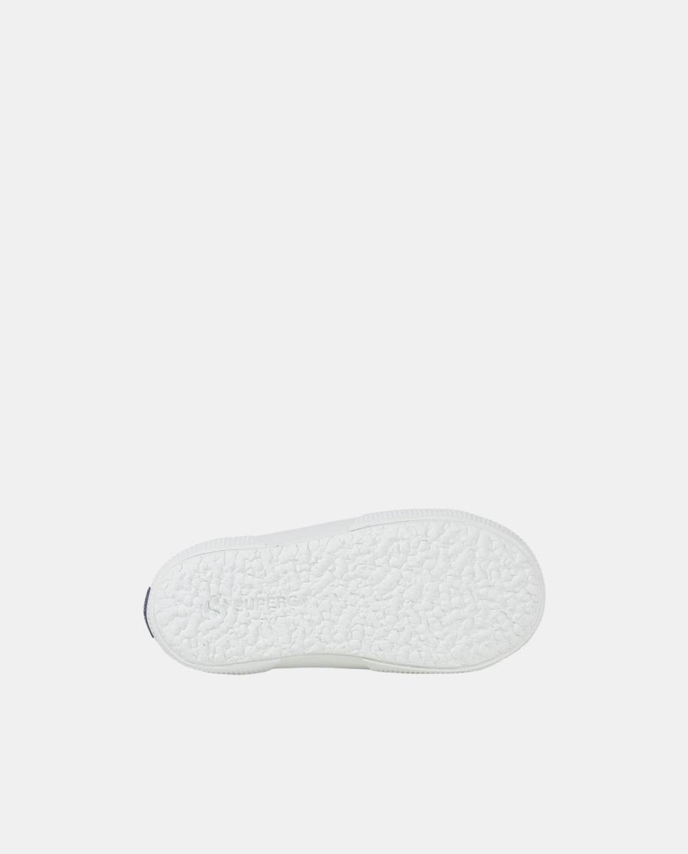 Sapatilhas de Lona Básicas com Velcros Azulão-5
