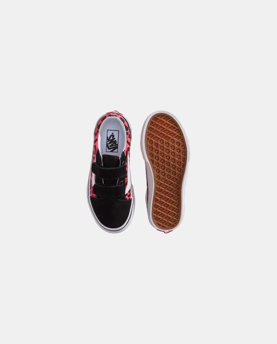Sapatilhas casual s Old Skool Vans com Velcro Preto-3