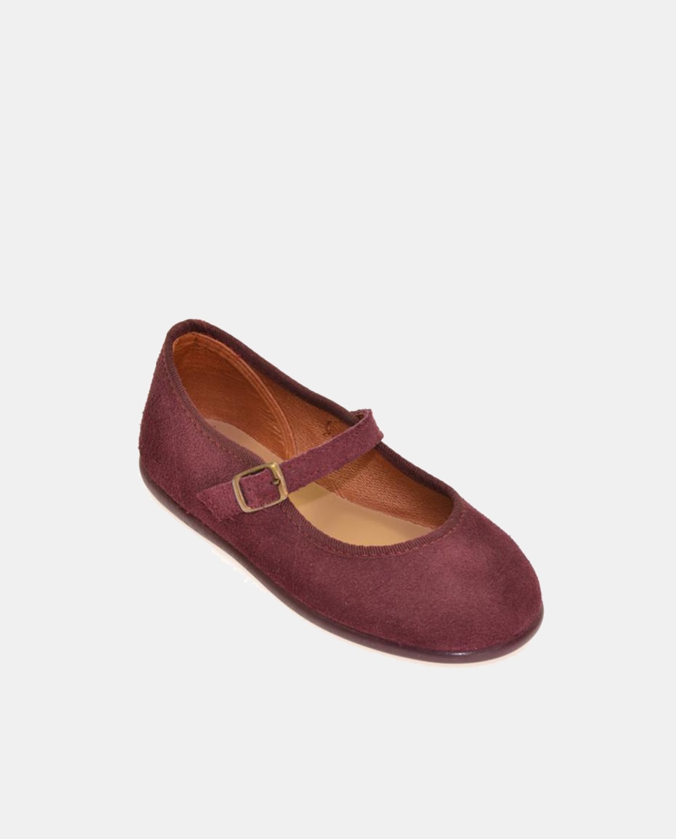 Imagem 0 de Sapatos de Presilha com Fecho de Fivela e em Pele