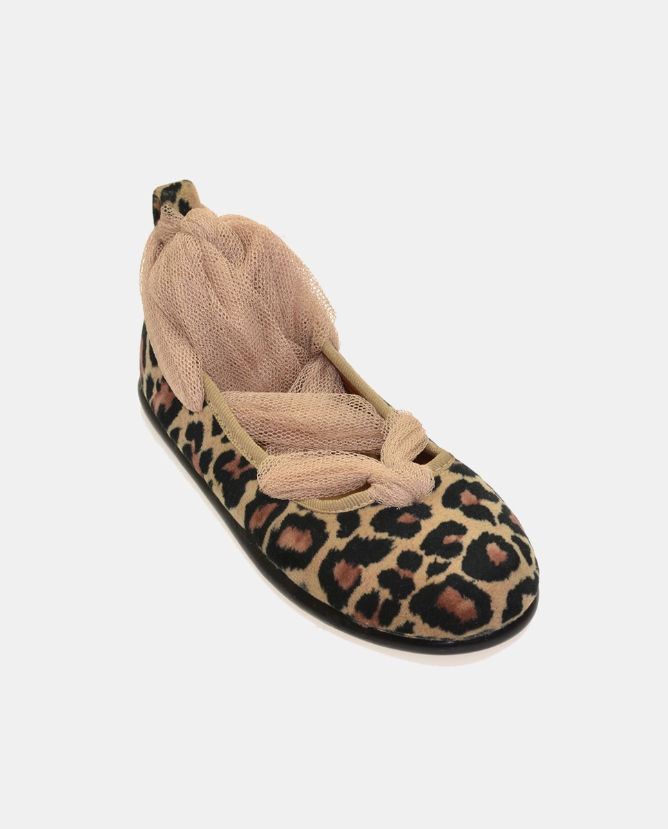 Imagem 0 de Sabrinas de Animal Print com Fitas