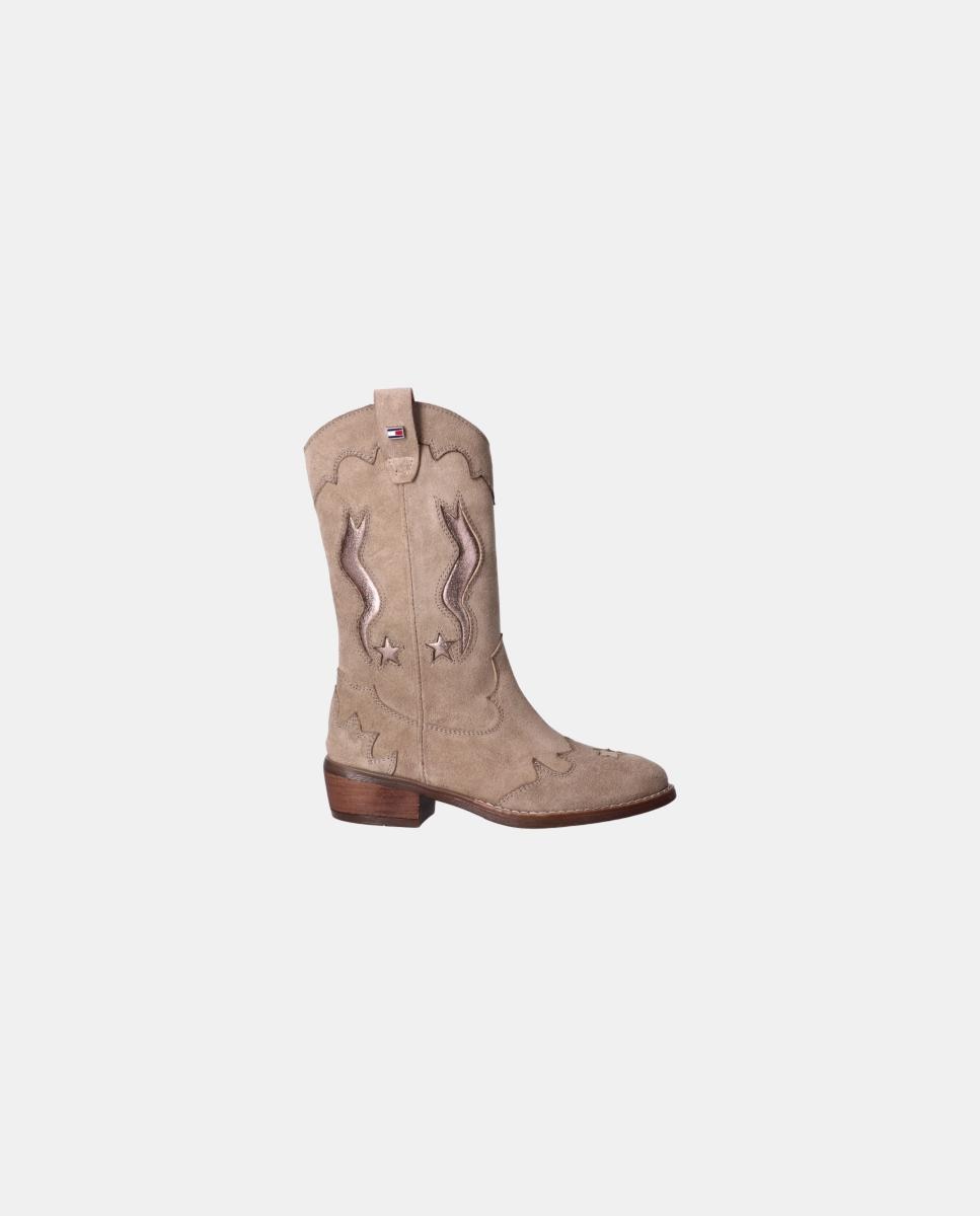 Imagen 0 de Bota cowboy de niña alta de tommy hilfiger Rosa