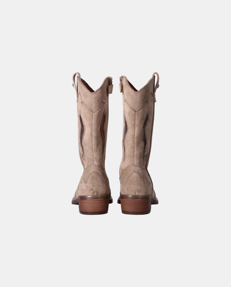 Bota cowboy de niña alta de tommy hilfiger - Rosa Rosa-4