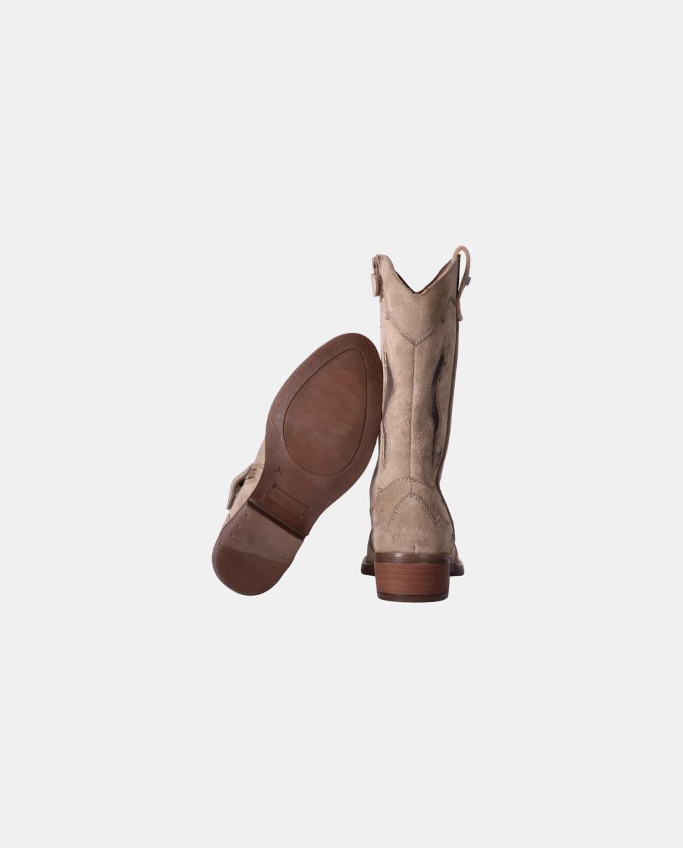 Bota cowboy de niña alta de tommy hilfiger - Rosa Rosa-5