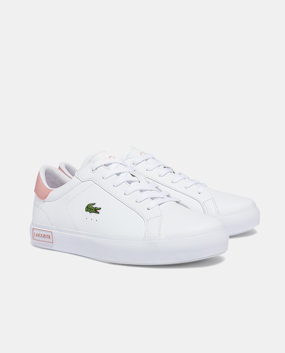 Sapatilhas Carnaby de Criança Lacoste Branco-2