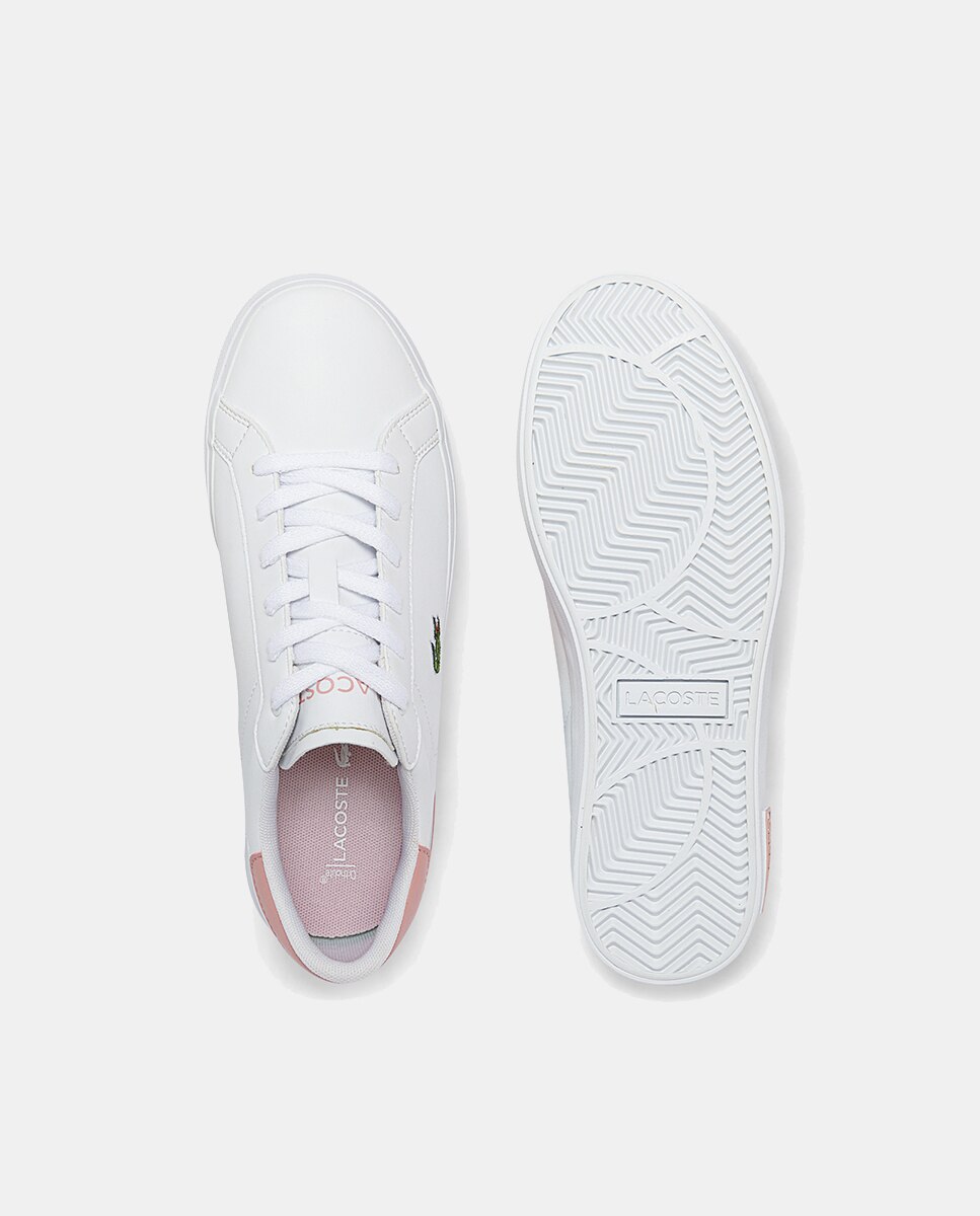 Sapatilhas Carnaby de Criança Lacoste Branco-4