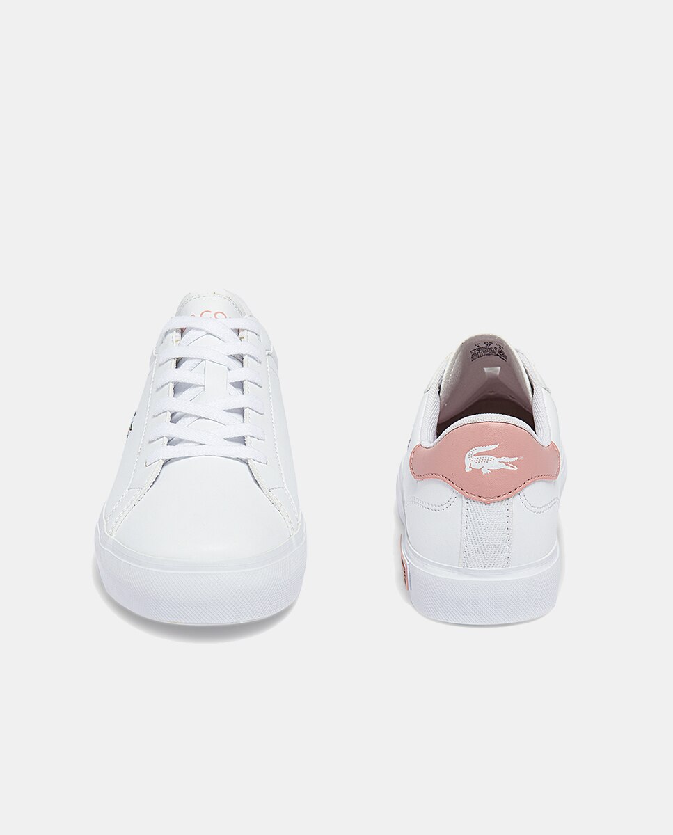 Sapatilhas Carnaby de Criança Lacoste Branco-5