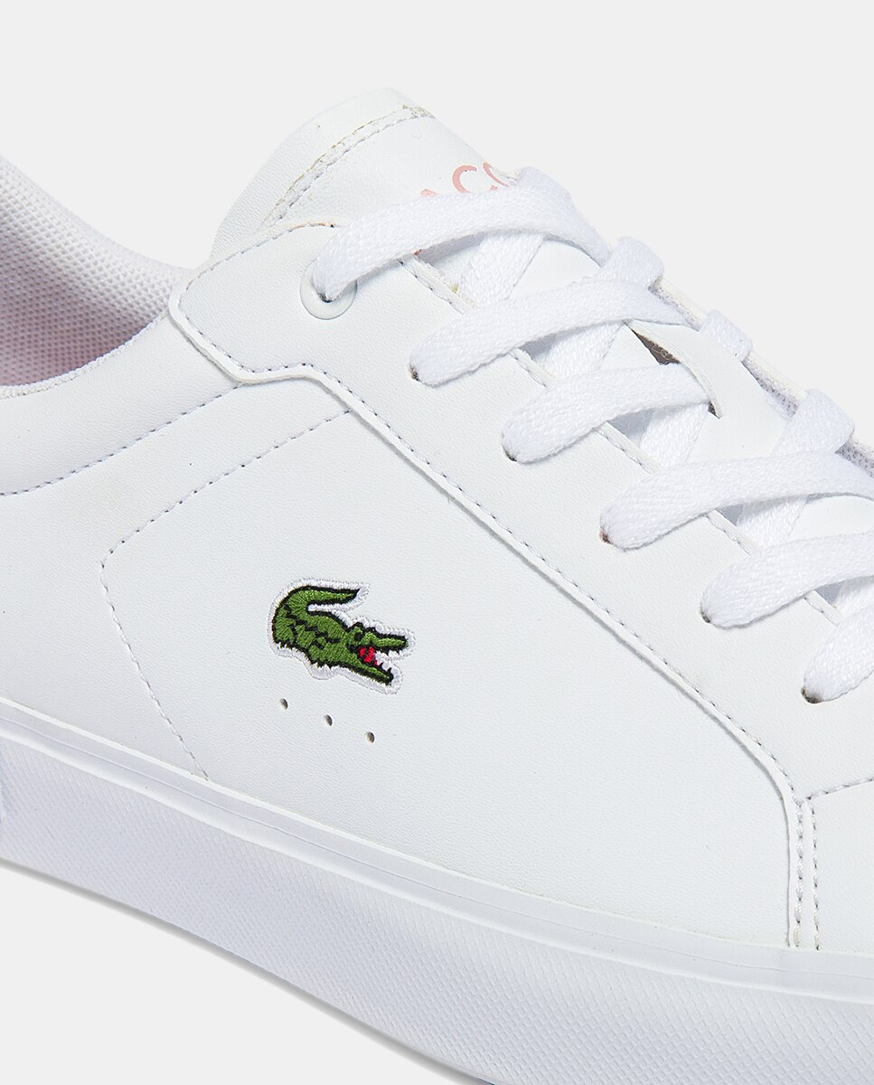 Sapatilhas Carnaby de Criança Lacoste Branco-6