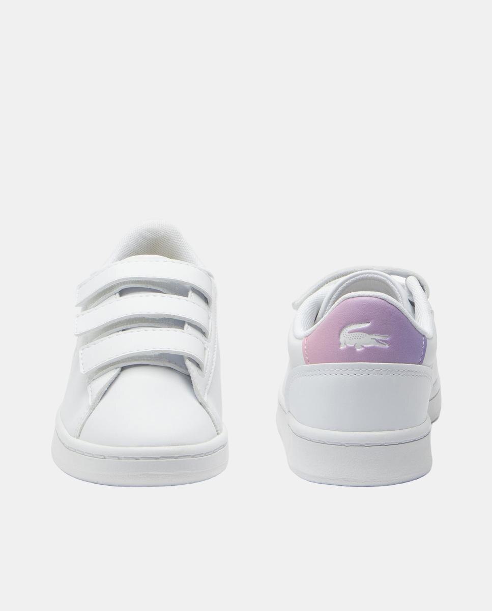 Sapatilhas Carnaby de Criança Lacoste Branco-5