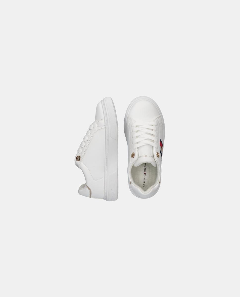 Sapatilhas tipo casco infantis Tommy Hilfiger Branco-2