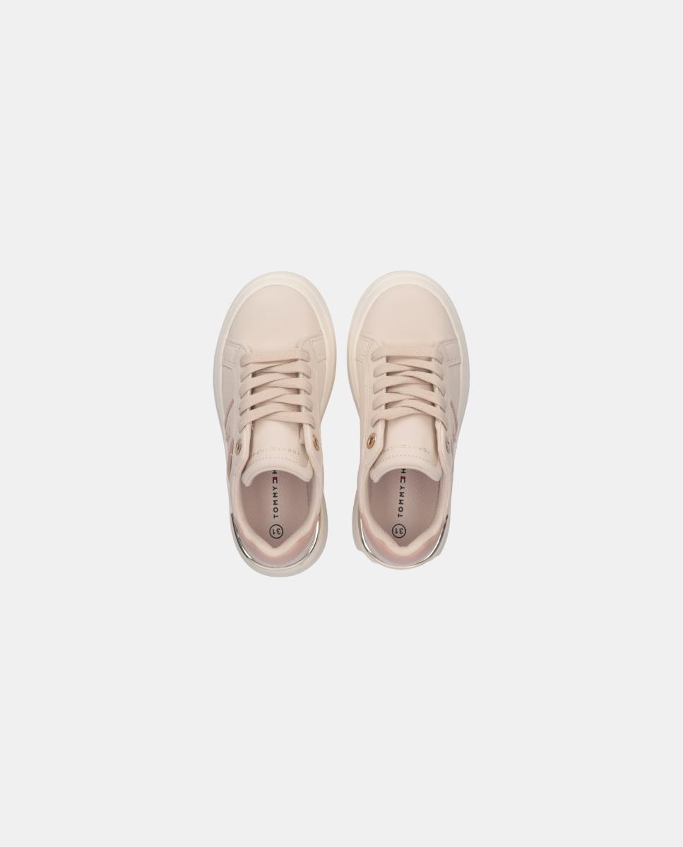 Deportivos tipo casco de niña - Tommy Hilfiger - Beige Beige-4