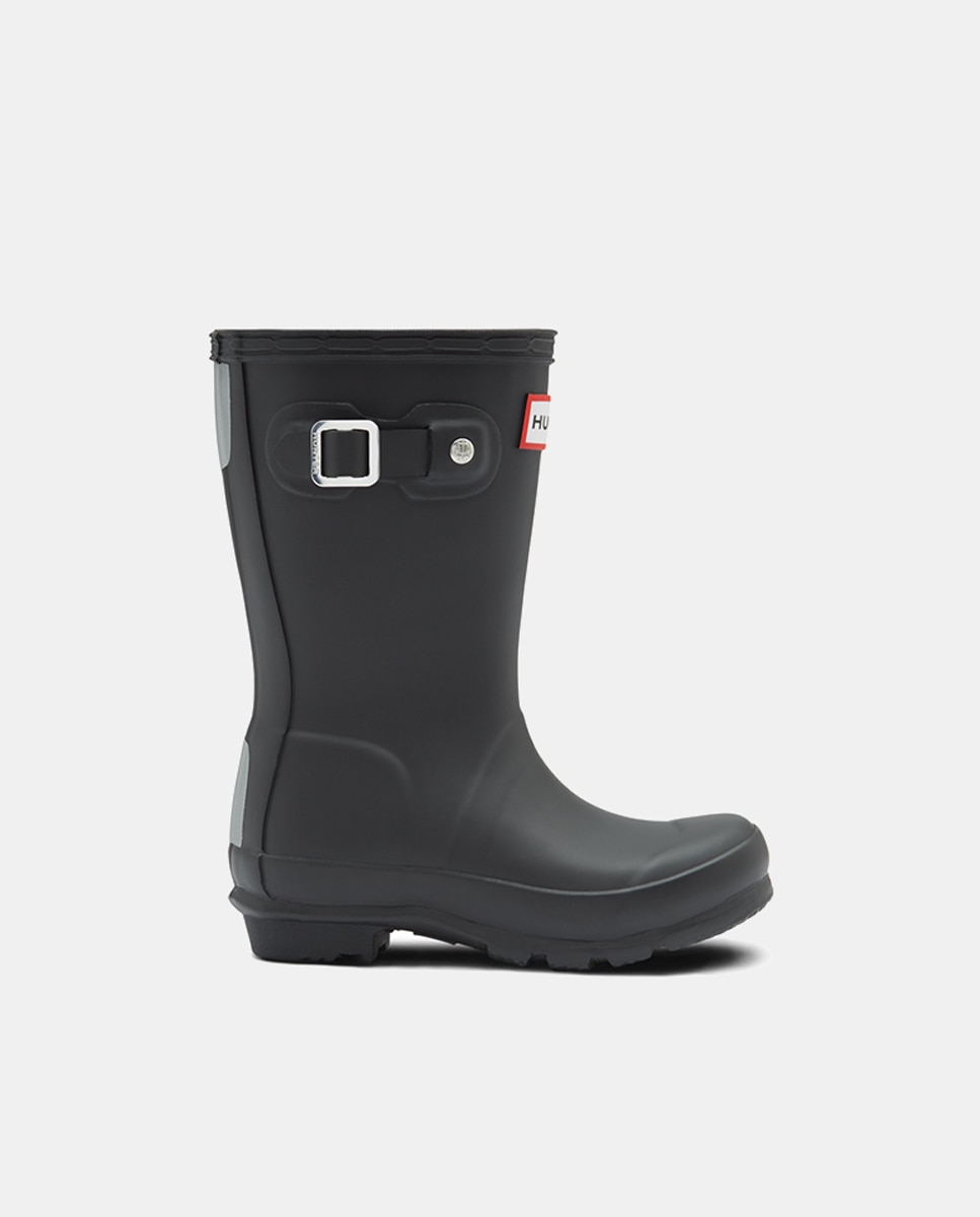 Galochas infantis pretas com fivela Preto-1