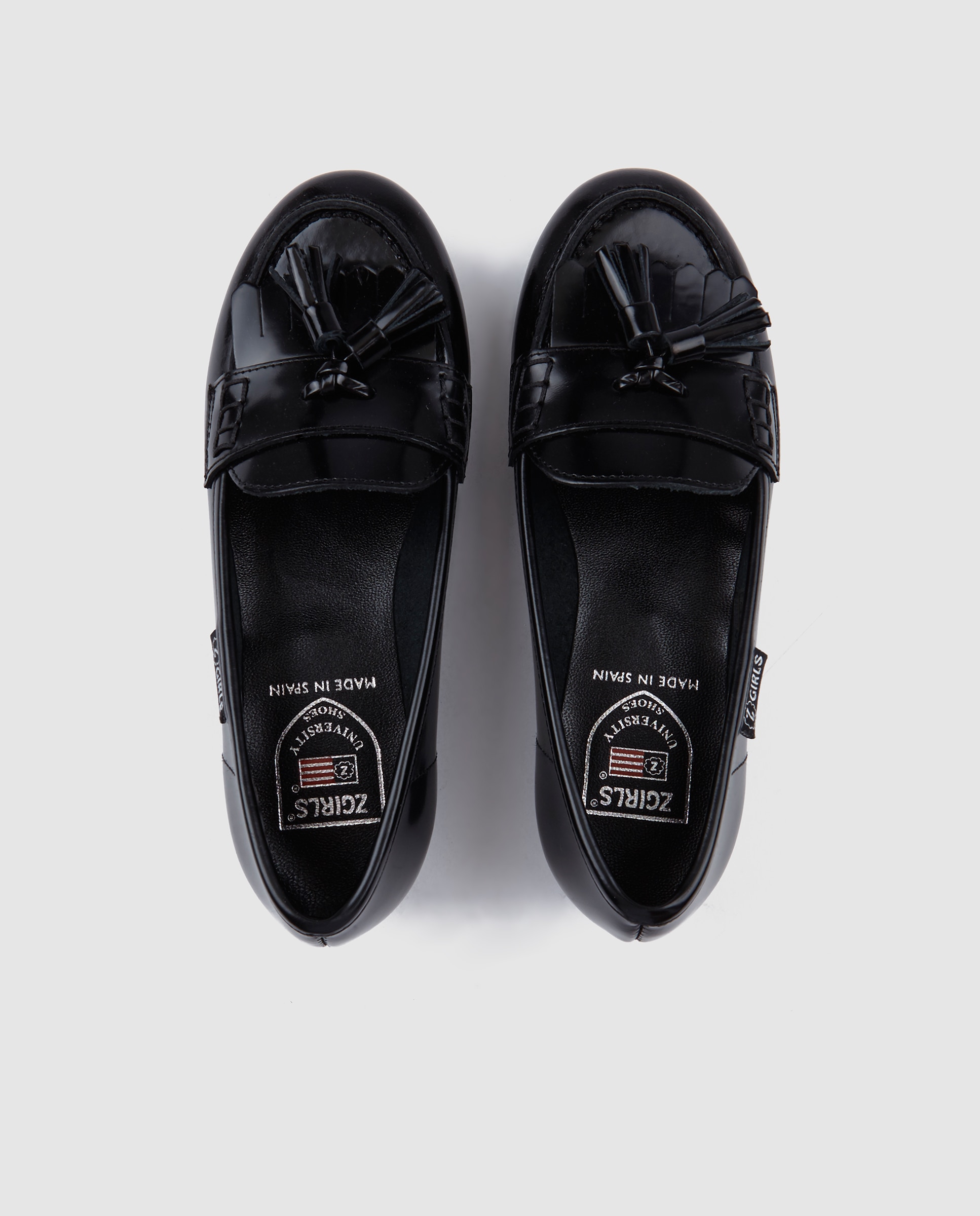 Mocasines de niña Zgirls negros - Negro Negro-4