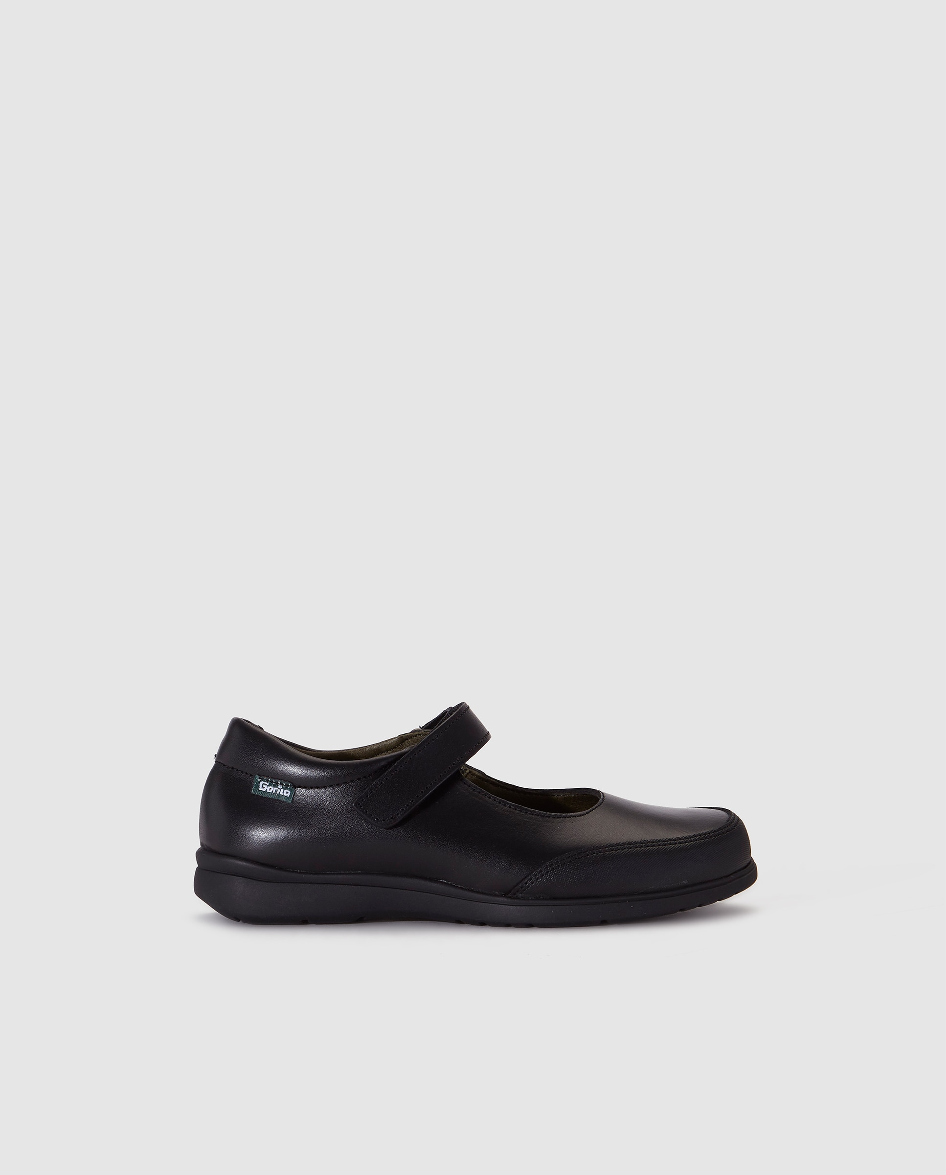 Imagem 0 de Sapatos de presilha em pele com fecho aderente