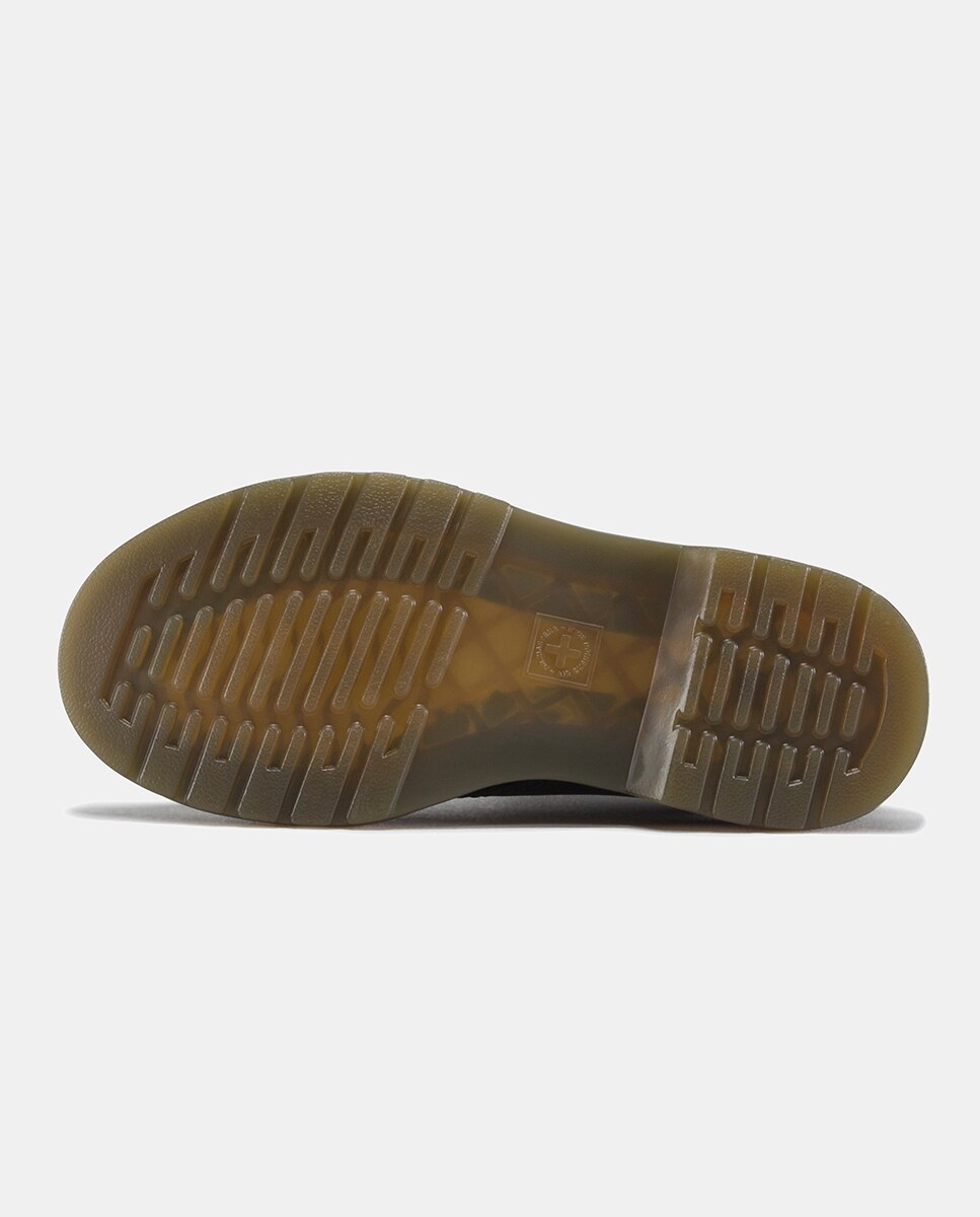 Botas de menina Dr Martens pretas com atacadores e fecho de correr Dr. Martens Preto-8