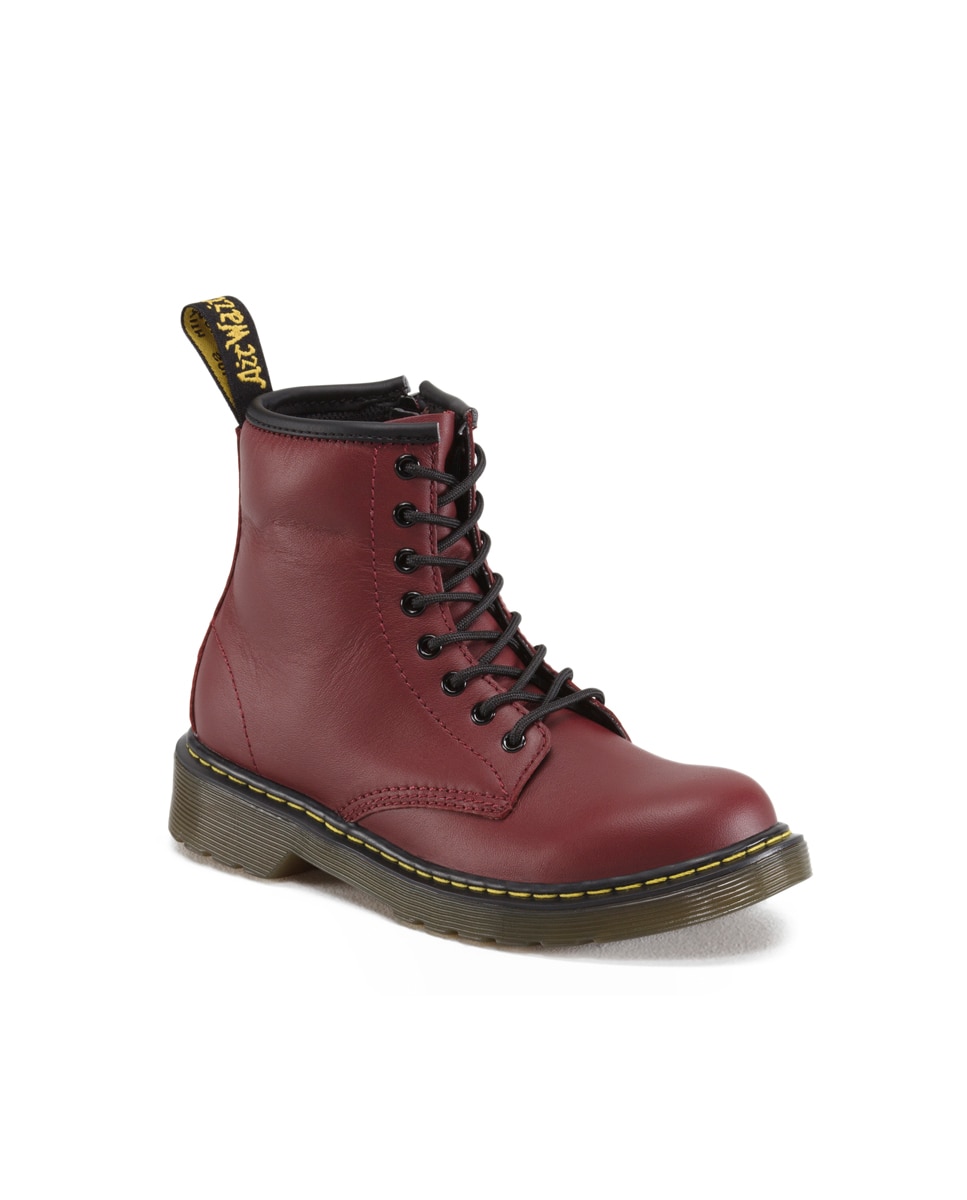 Botas em com Atacadores e Fecho de Correr - Bordeaux Dr. Martens Bordeaux-2